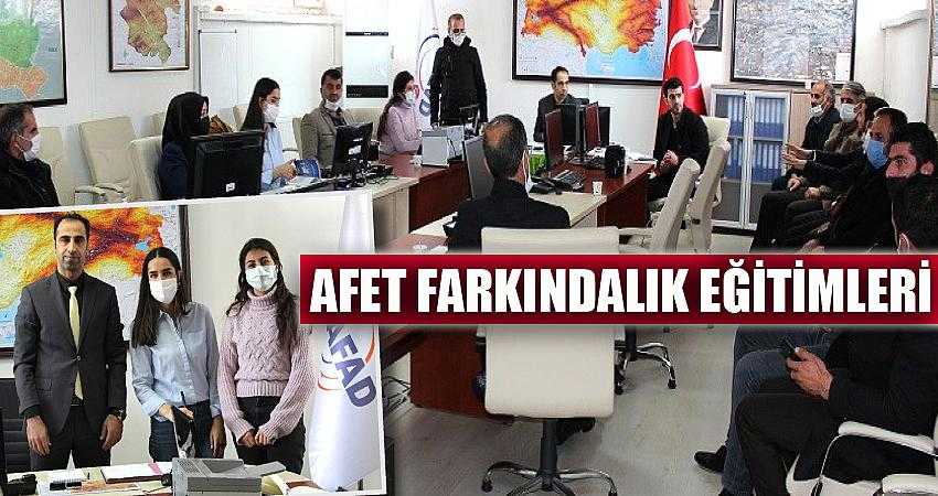 AFET FARKINDALIK EĞİTİMLERİ BAŞLADI