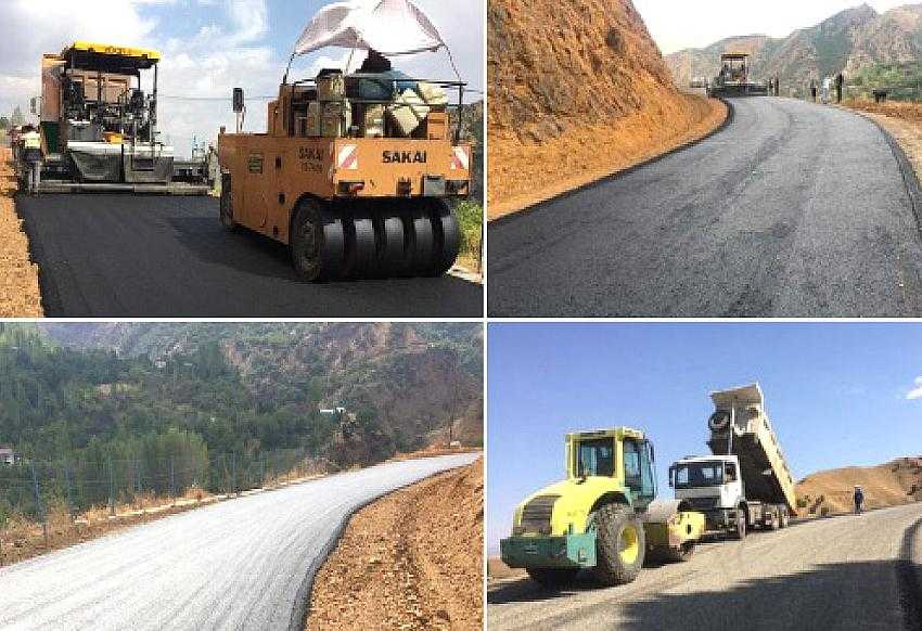 92 köy yoluna asfalt