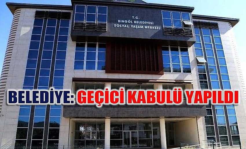 “ENGELSİZ YAŞAM MERKEZİNİN GEÇİCİ KABULÜ YAPILDI”