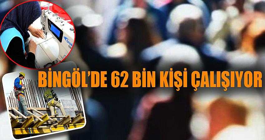 BİNGÖL'DE ÇALIŞANLARIN İSTATİKLERİ