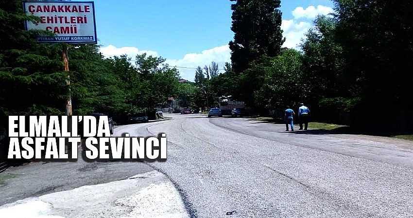 ELMALI’DA ASFALT SEVİNCİ
