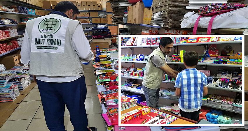 UMUT KERVANI’NDAN 109 AİLE 257 ÖĞRENCİYE YARDIM