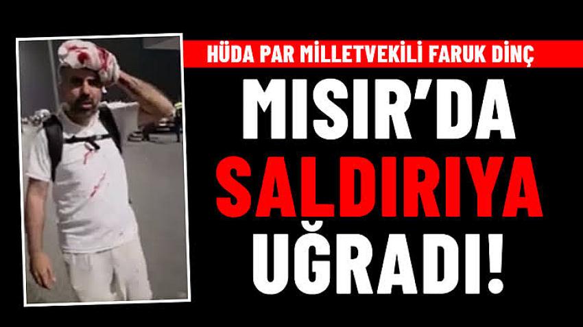 Gazze için yürüyenlere Mısır'da Saldırı! HÜDA Par Milletvekili başından yaralandı