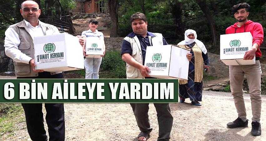 Bingöl Umut Kervanı Derneğinden 6 Bin Aileye Yardım