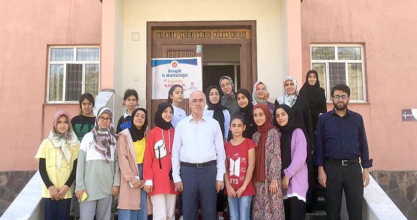 ÖĞRENCİLER KAMPA KATILDI