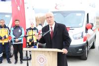 5 Ambulans ve 2 UMKE Aracı Hizmete Alındı