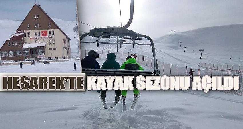 HESAREK’TE KAYAK SEZONU AÇILDI