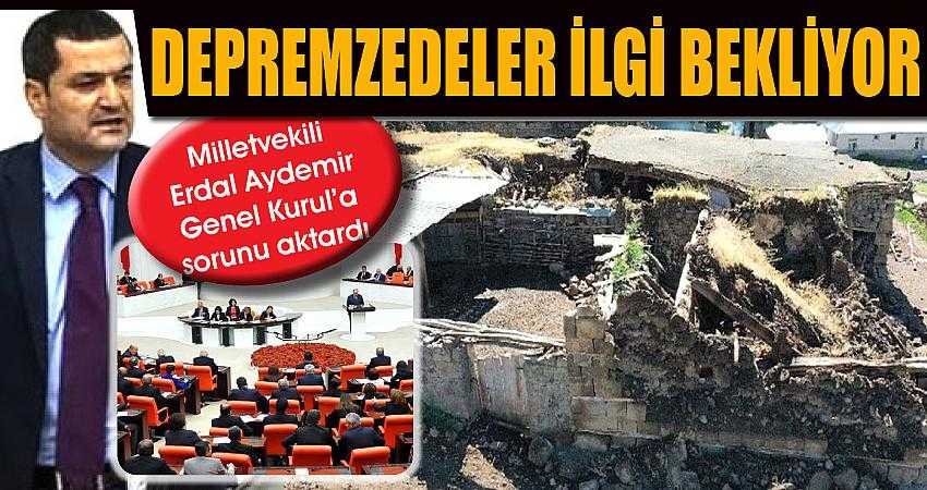 Depremzedeler ilgi bekliyor