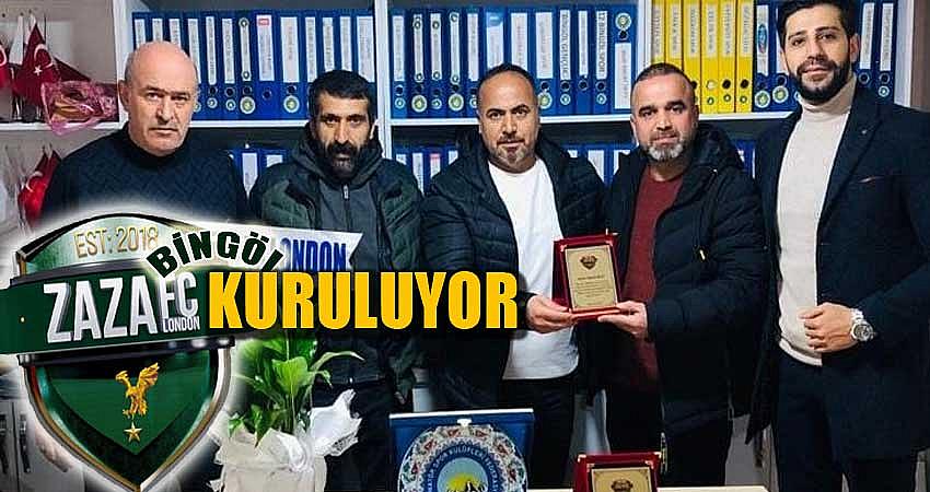 BİNGÖL'DE ZAZA FC KURULUYOR
